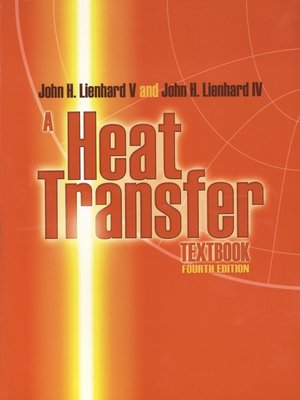 cover image of A Heat Transfer Textbook